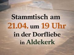 Bürgerstammtisch in Aldekerk