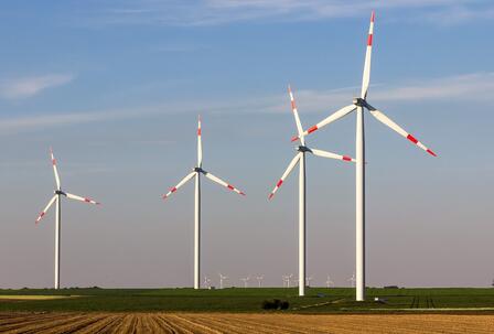 Windräder in Kerken