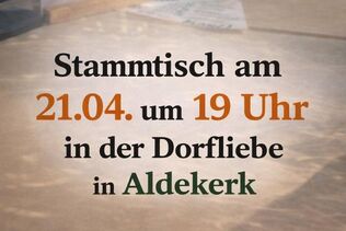 Bürgerstammtisch in Aldekerk