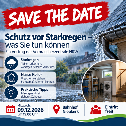 Starkregen Nasse Keller