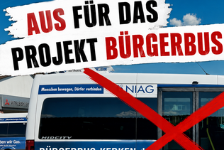 Aus für den Bürgerbus in Kerken
