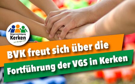 Fortführung der VGS in Kerken