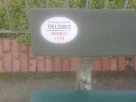 Antrag (Notfall-) Beschilderung Parkbänke ist umgesetzt