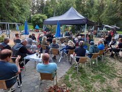 Stammtisch am Eyller See sehr gut besucht