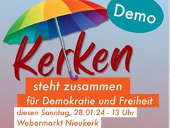 Kerken steht zusammen für Demokratie und Freiheit